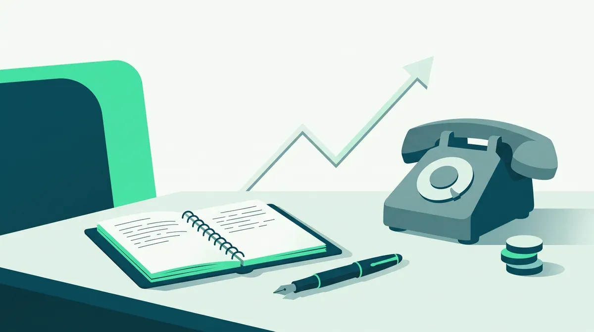 Métier d'assistant de direction : agenda, téléphone et documents d'organisation sur le bureau